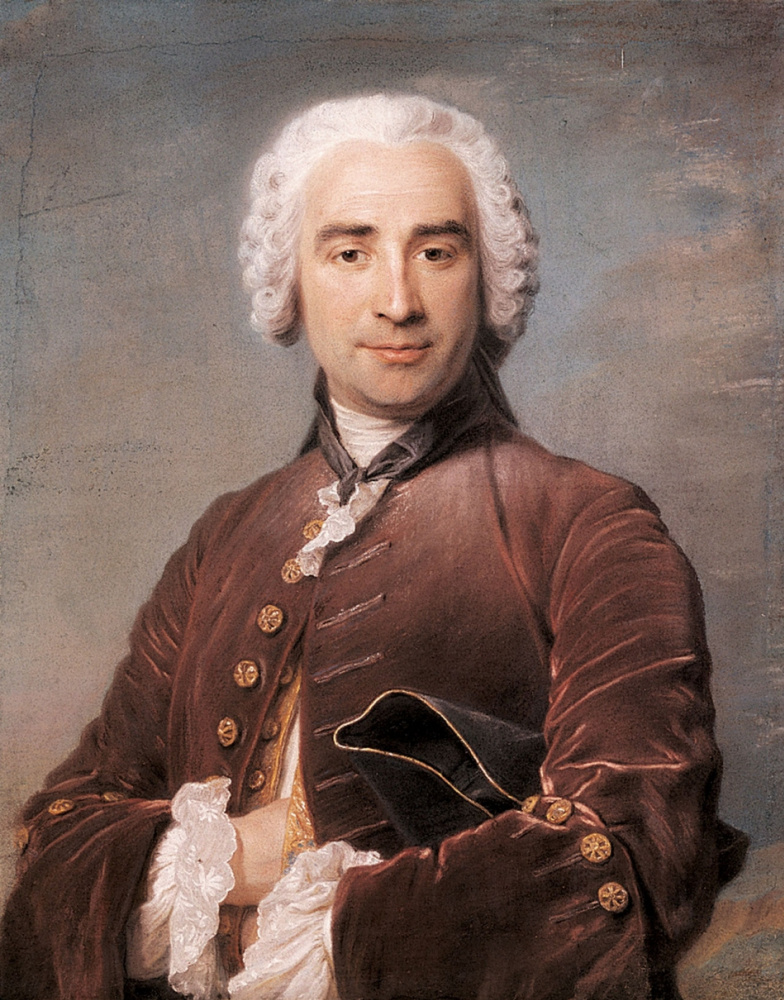 Морис Кантен де Латур. Мужской портрет