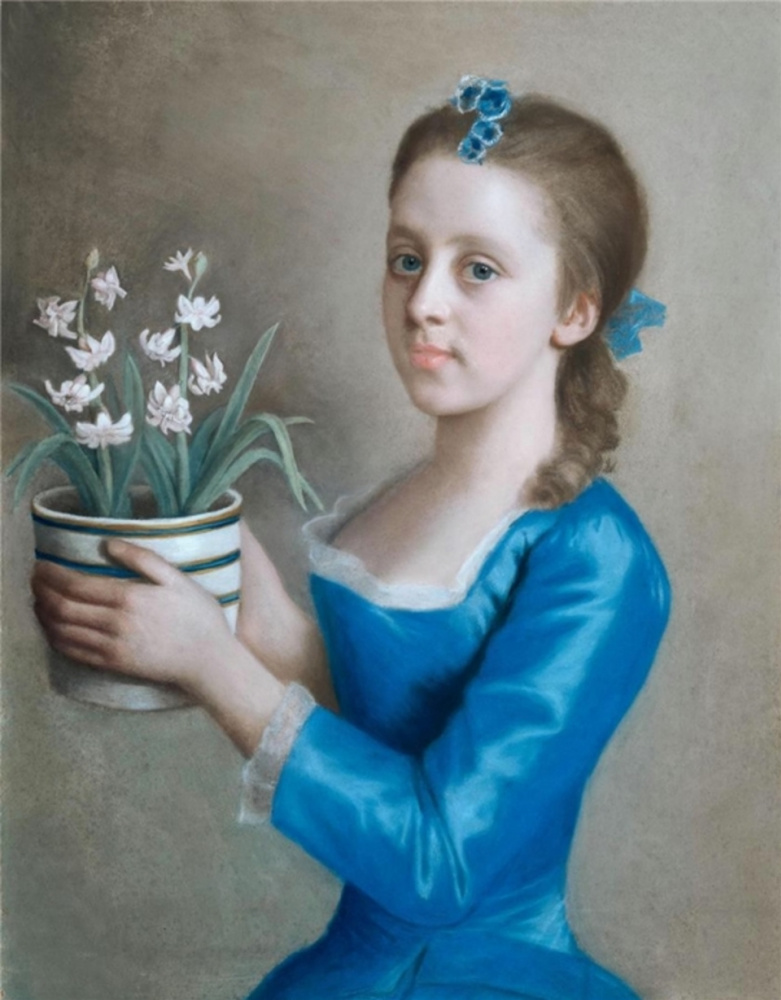 Жан-Этьен Лиотар. Портрет юной девушки, возможно Каролины Рассел
