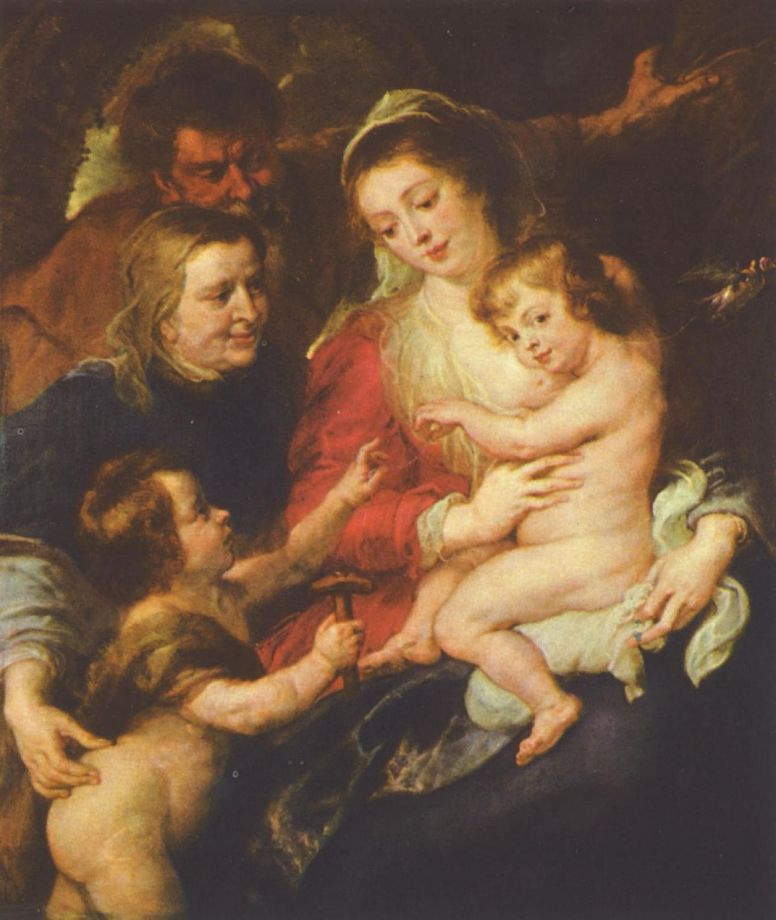 Питер Пауль Рубенс. Святое семейство с Елизаветой и Иоанном