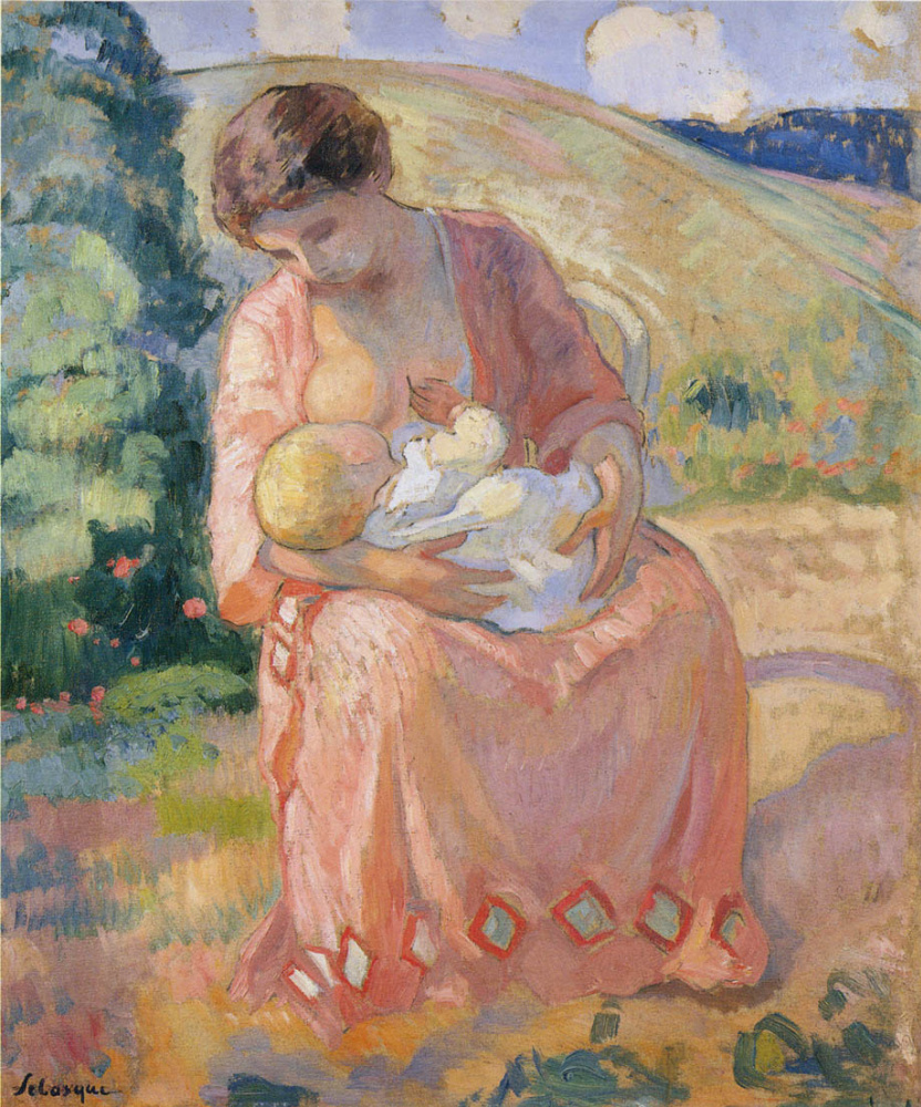 Анри Лебаск. Мать и дитя