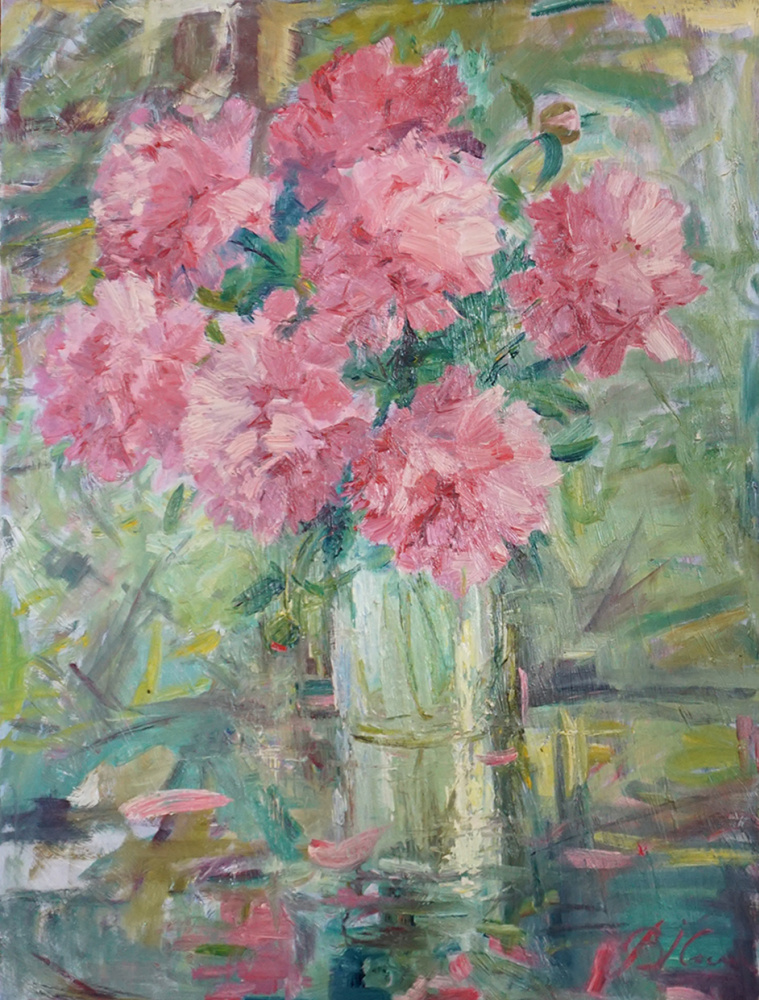 Валерий Иванович Сосна. Розовые цветы