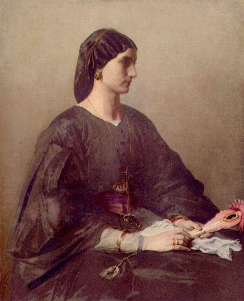 Ансельм Фридрих Фейербах. Женский портрет