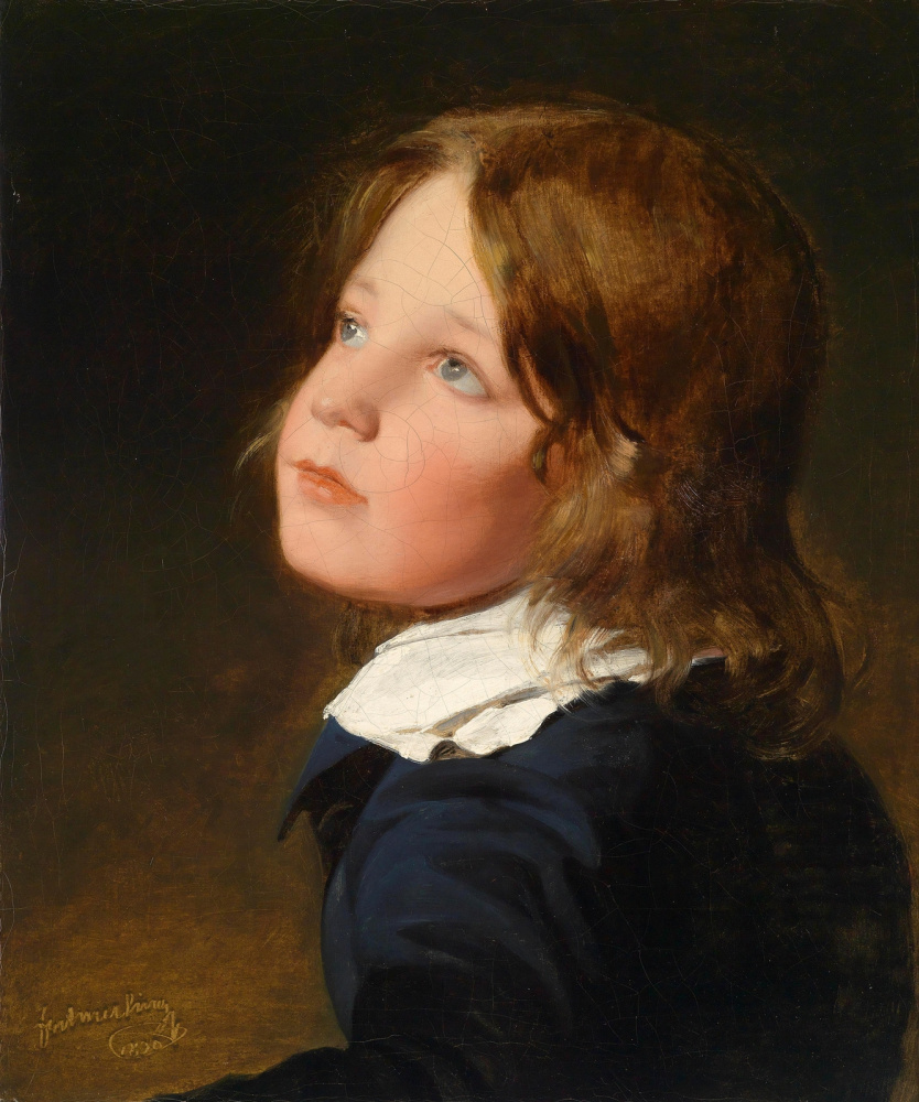 Фридрих фон Амерлинг. Брат художника Йозеф Амерлинг в детстве.1830