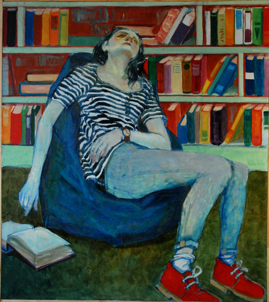Анастасия Вермеер. Сон в библиотеке