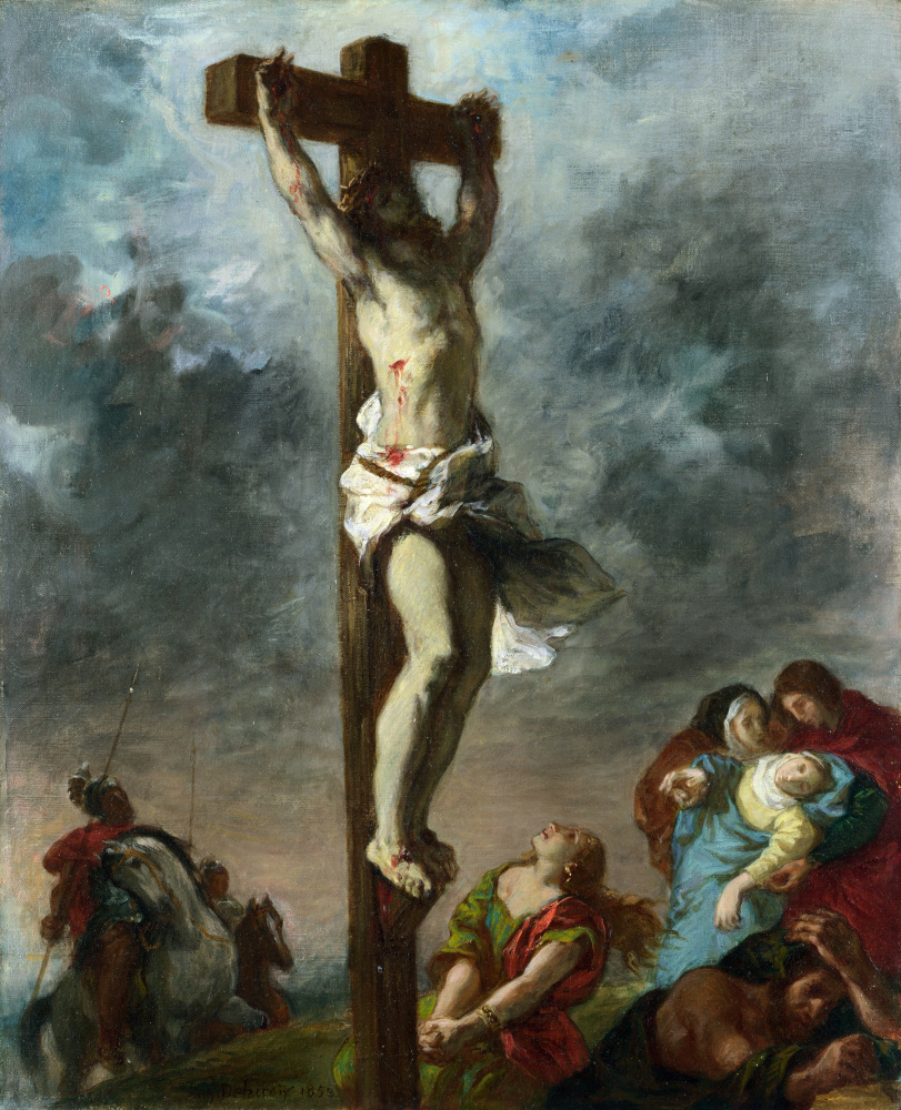 Эжен Делакруа. Христос на кресте