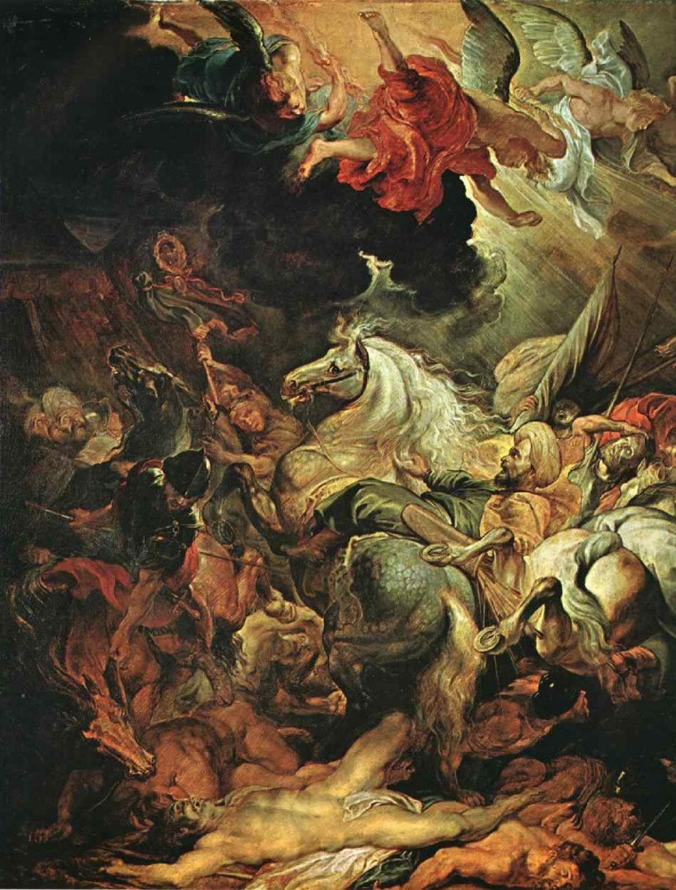 Питер Пауль Рубенс. Поражение царя Ассирии Синаххериба (фрагмент)