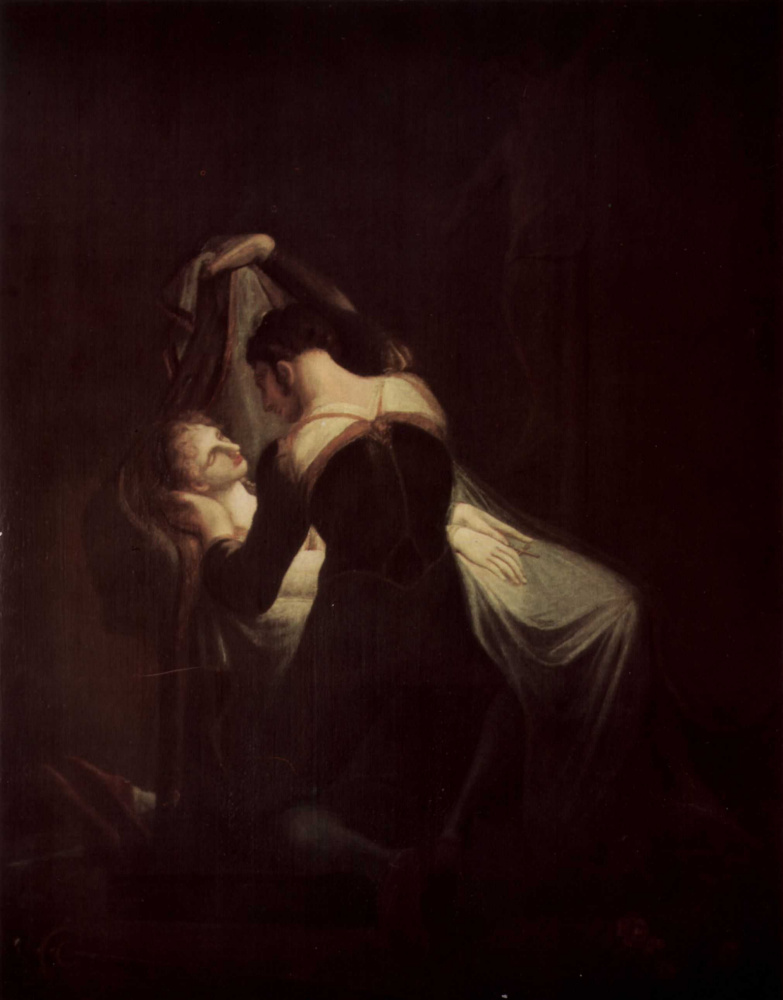 Иоганн Генрих Фюссли. Ромео и Джульетта, лежащая на смертном одре