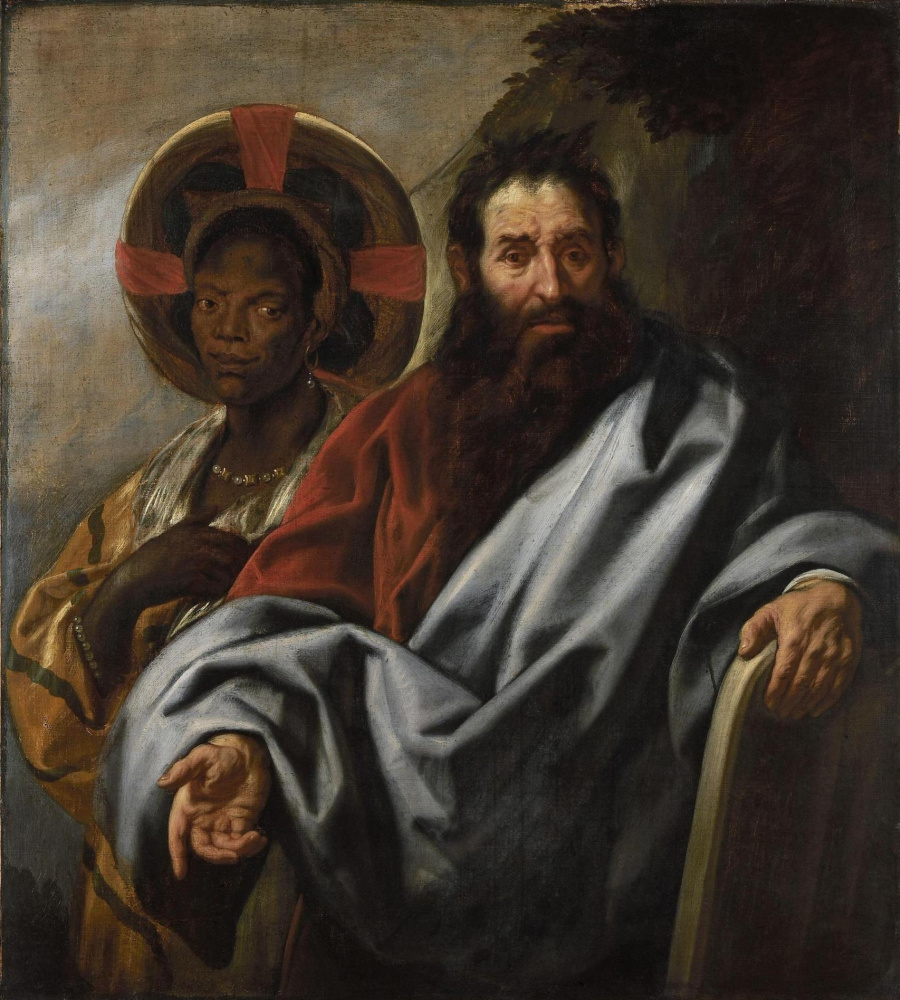 Якоб Йорданс. Моисей и его эфиопская жена Сифора
