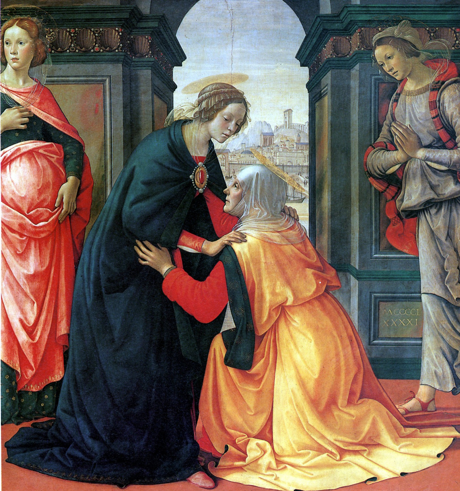 Доменико Гирландайо. Встреча Марии и Елисаветы