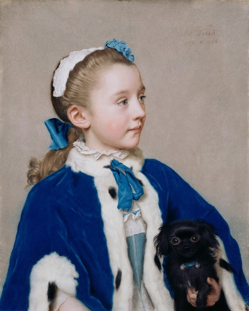 Мария-Фредерика ван Рид-Атлон в семилетнем возрасте