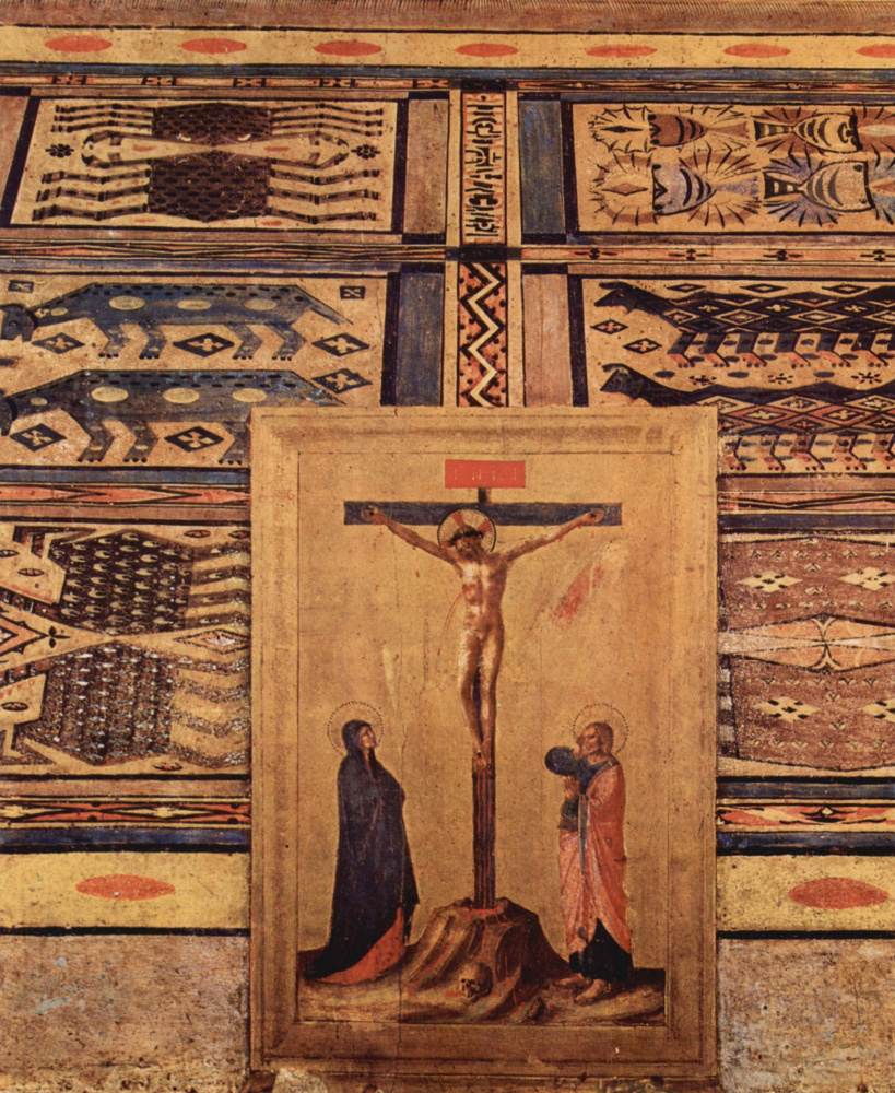 Фра Беато Анджелико. Распятие Христа. Алтарь монастыря Сан Марко, центральная часть, фрагмент