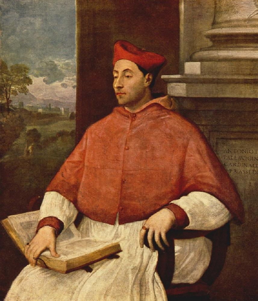 Тициан Вечеллио. Портрет кардинала Антонио Паллавичини