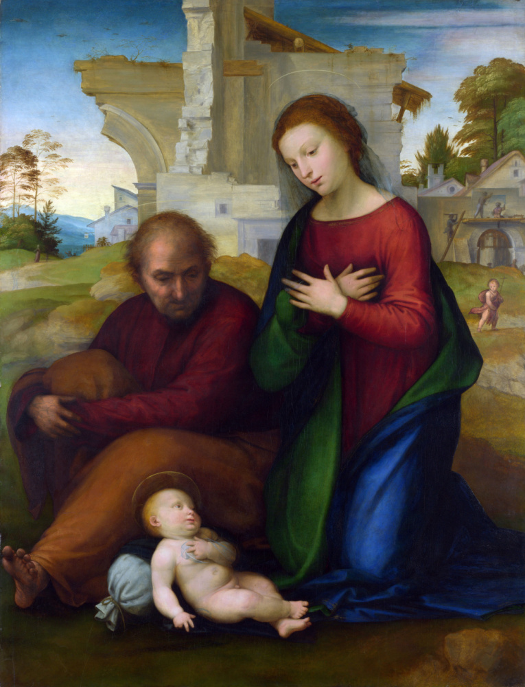 Фра Бартоломео. Дева с младенцем и Святой Иосиф
