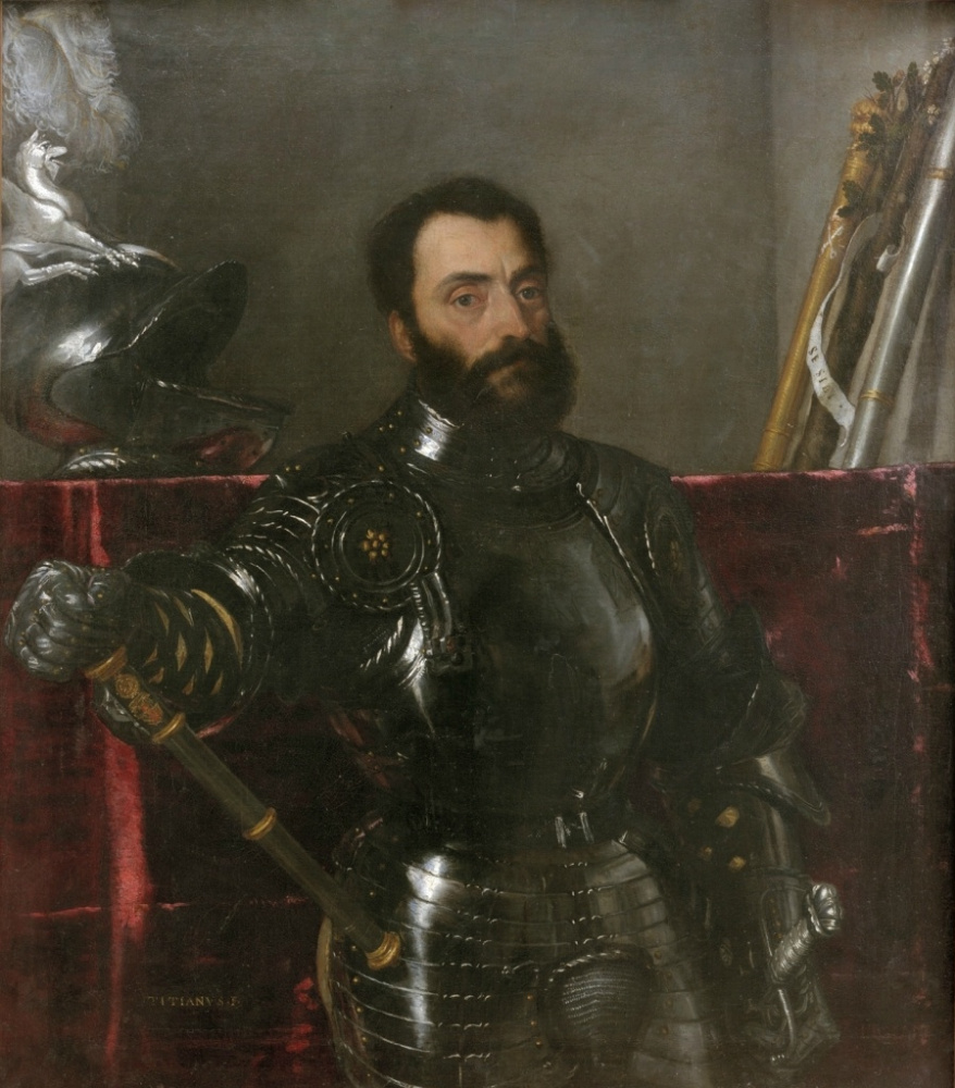 Тициан Вечеллио. Портрет Франческо Марии делла Ровере, герцога Урбино