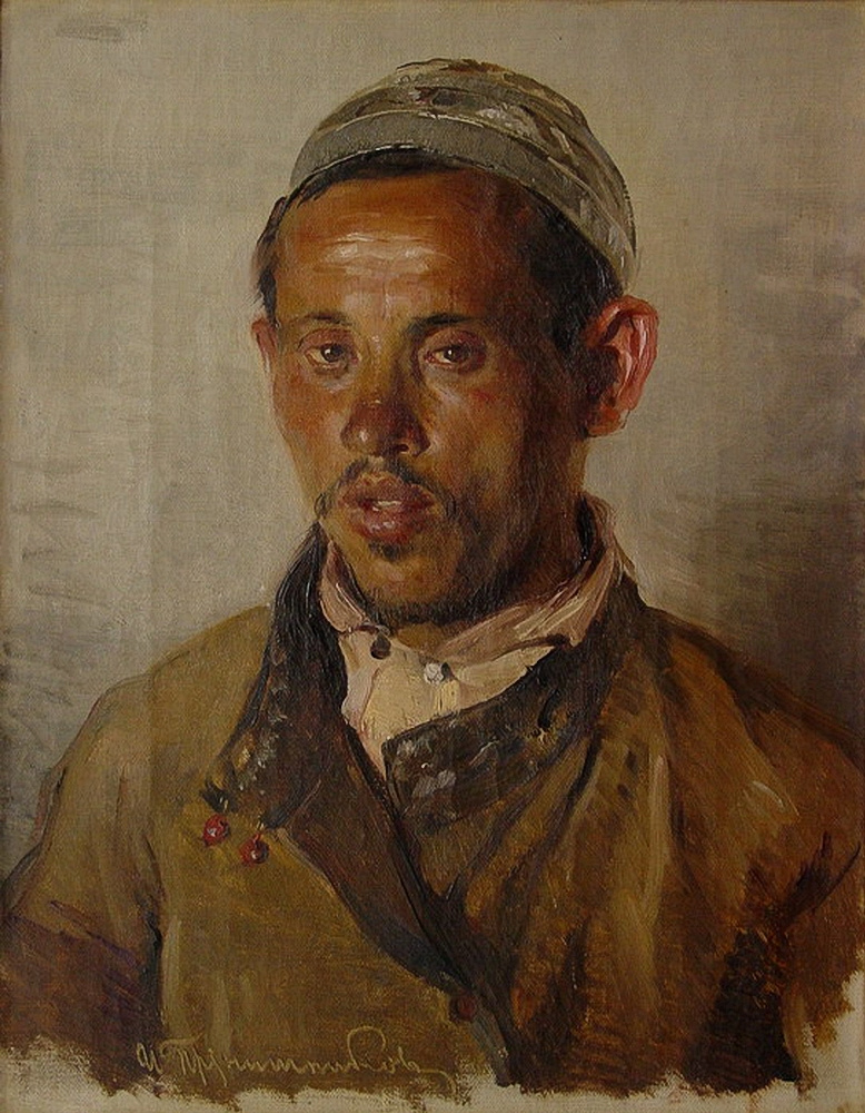 Илларион Михайлович Прянишников. Татарин. 1880 Этюд