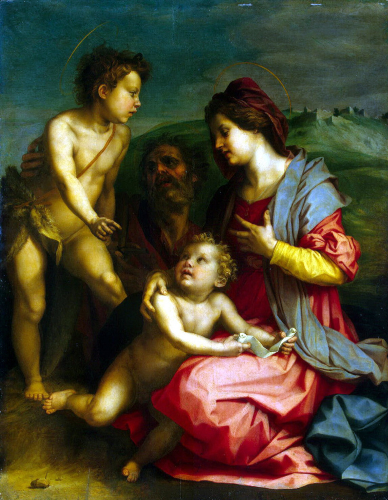 Андреа дель Сарто. Святое Семейство с Иоанном Крестителем