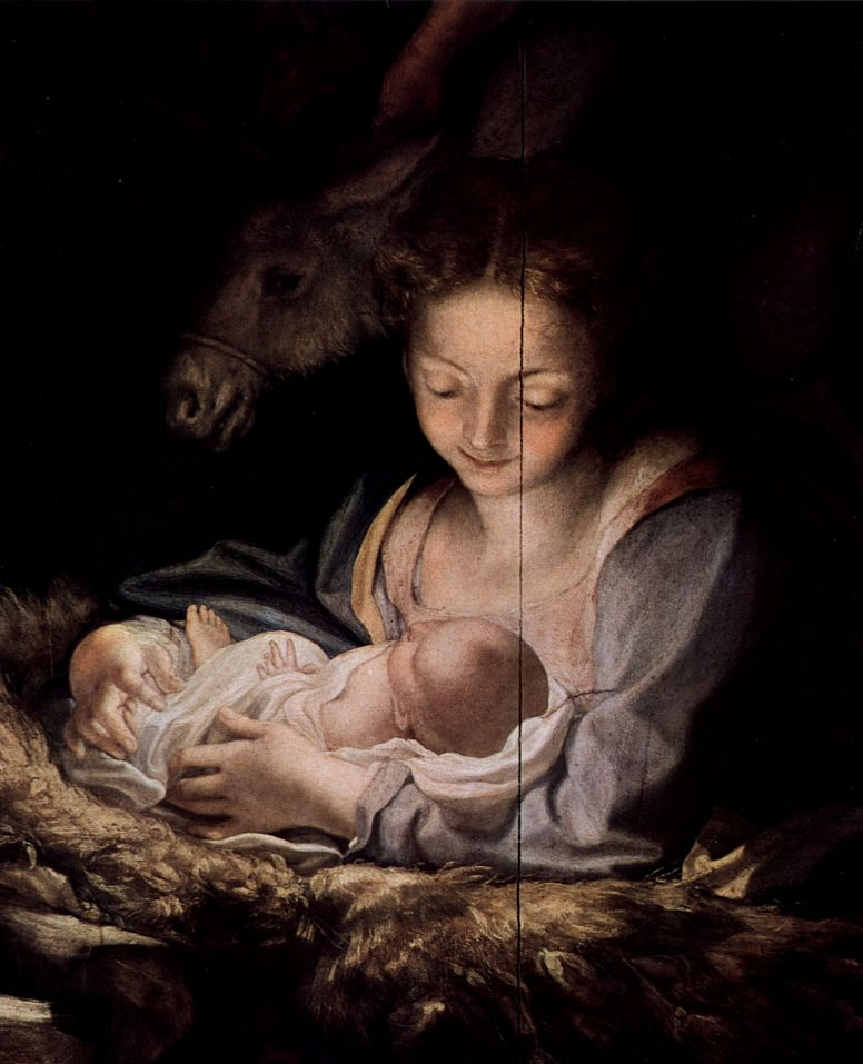 Антонио Корреджо. Мария с младенцем