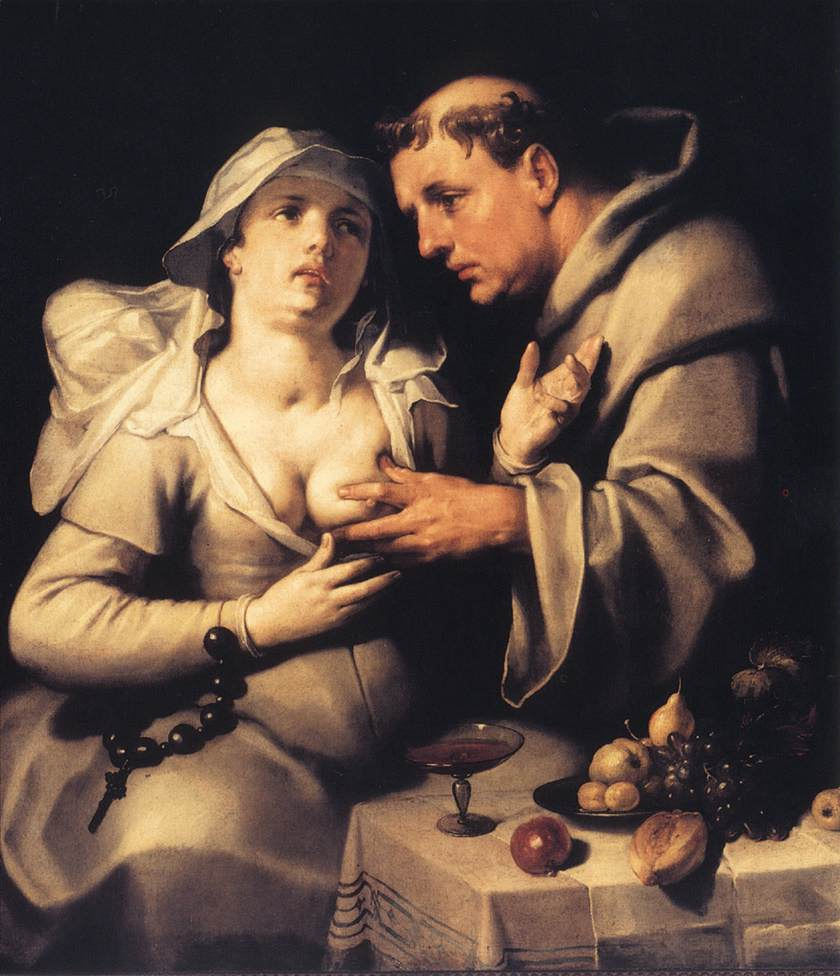 Корнелис ван Харлем. Монах и монахиня