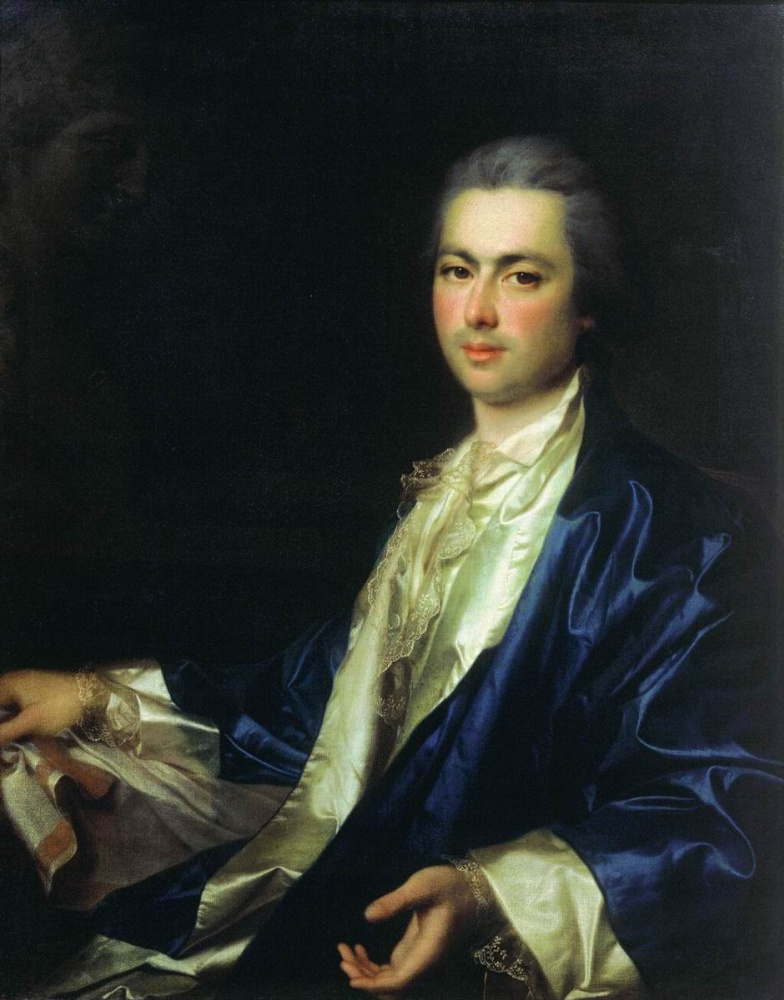 Дмитрий Григорьевич Левицкий. Портрет неизвестного из семьи Салтыковых
