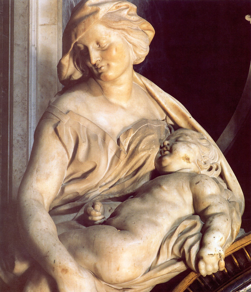 Джованни Лоренцо Бернини. Гробница Папы Урбана VIII (фрагмент)