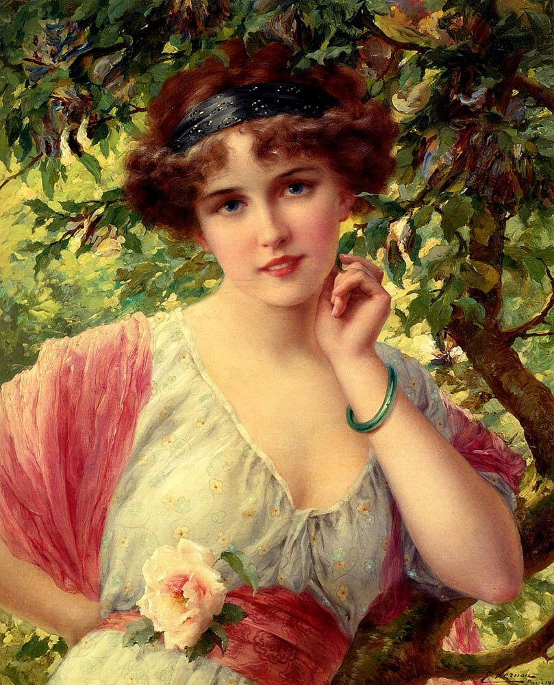 Эмиль Вернон. Летняя роза. 1913