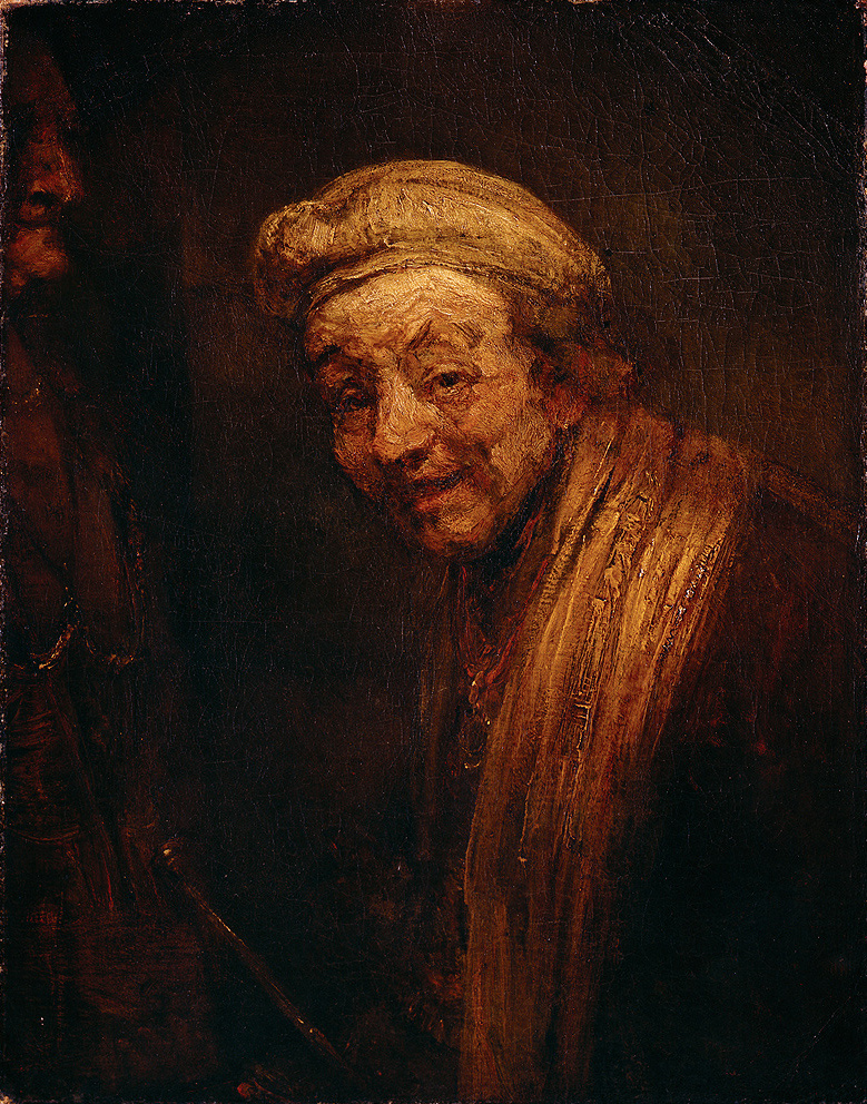 Рембрандт Харменс ван Рейн. Автопортрет в образе смеющегося Зевксиса