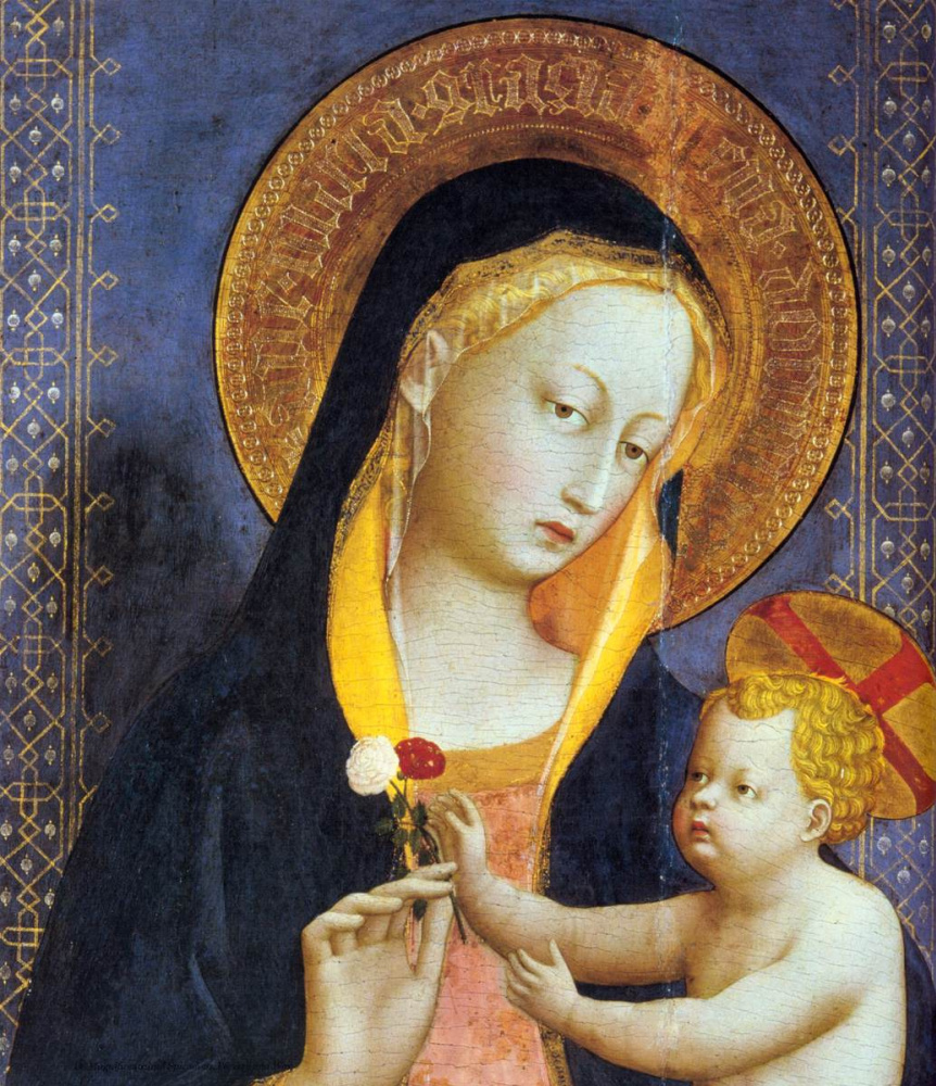 Мадонна с Младенцем в окружении восьми ангелов. Алтарь Святого Доминика во Фьезоле