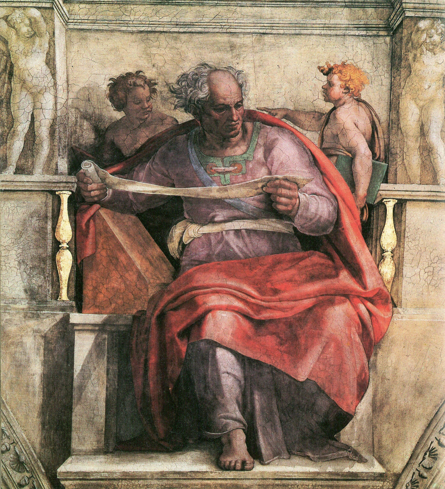 Микеланджело Буонарроти. Пророк Иоиль