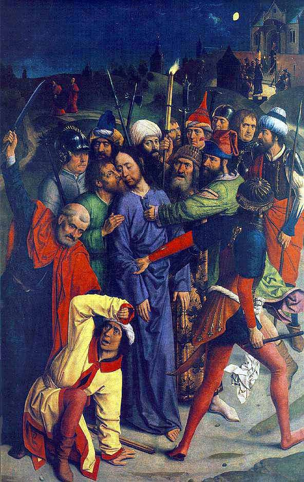 Дирк Баутс. Взятие Христа под стражу. ок.1460