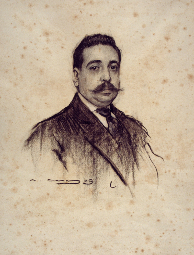 Рамон Касас Карбо. Портрет Амадео Уртадо
