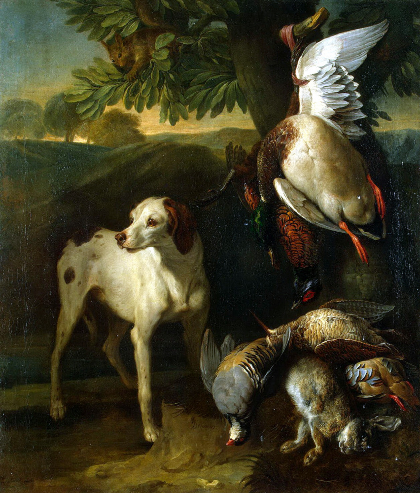 Александр Франсуа Депорт. Собака и дичь
