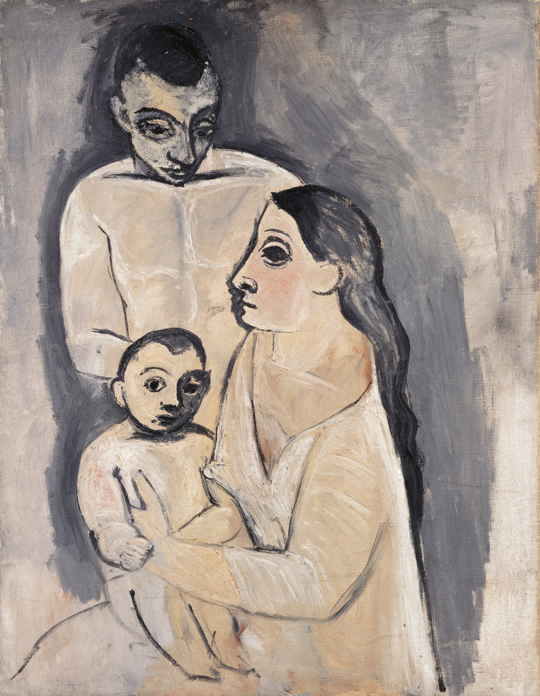 Пабло Пикассо. Мужчина, женщина и ребенок