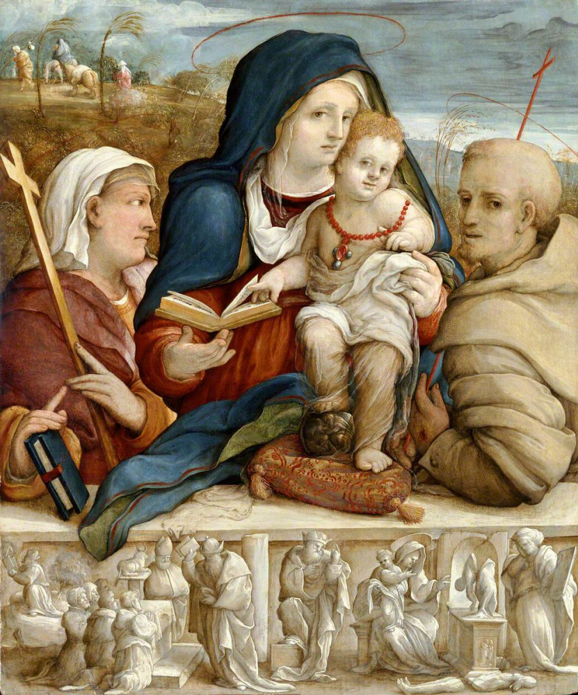 Amico Aspertini. Святой Елены и Святого Франциска
