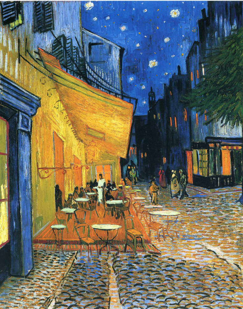 Винсент Ван Гог. Ночная терраса кафе в Арле