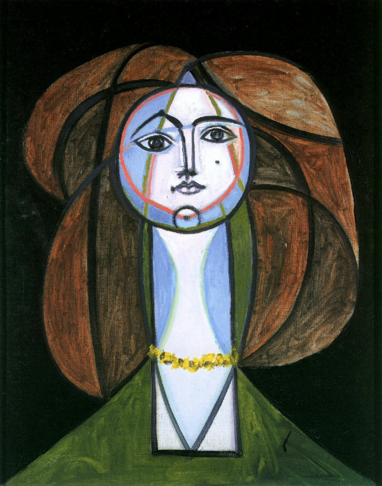 Пабло Пикассо. Девушка в желтом колье