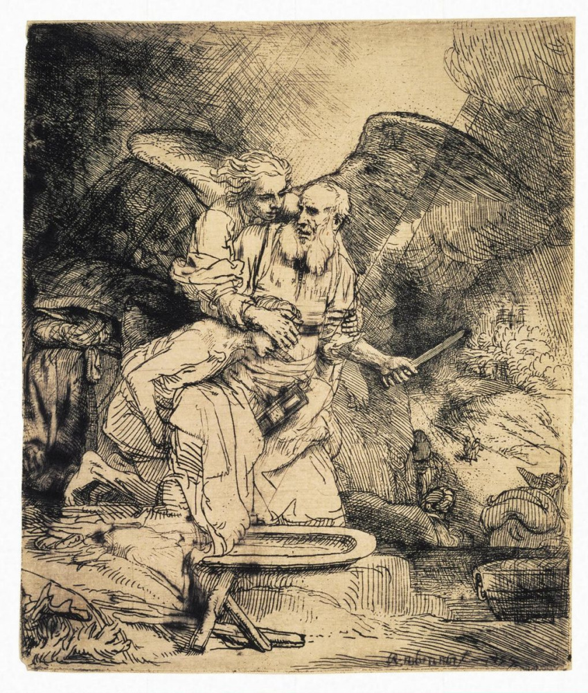 Рембрандт Харменс ван Рейн. Жертвоприношение Авраама