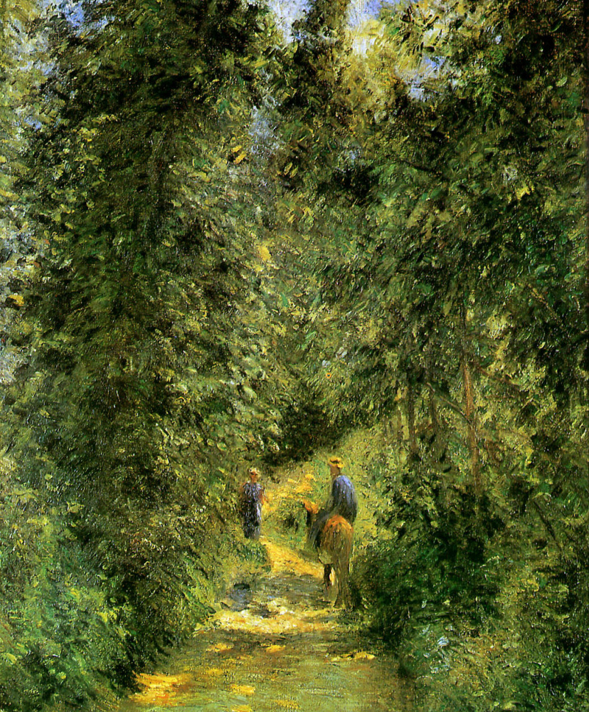 Камиль Писсарро. Путь в лесу в летний период