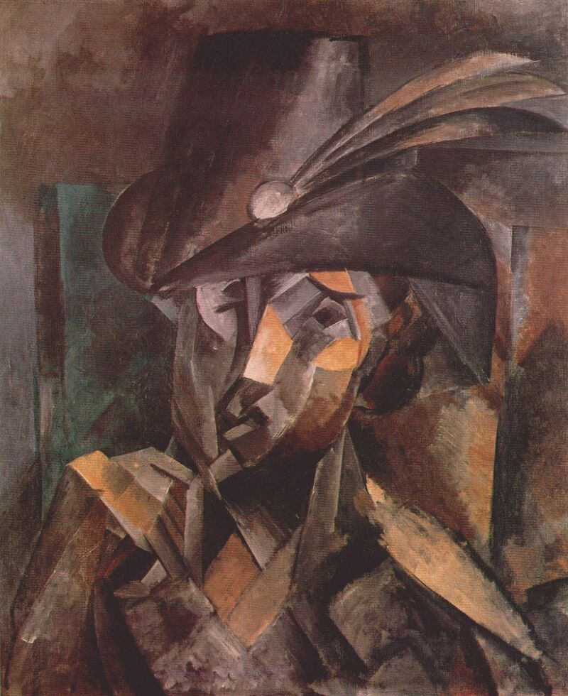 Пабло Пикассо. Женщина в черной шляпе