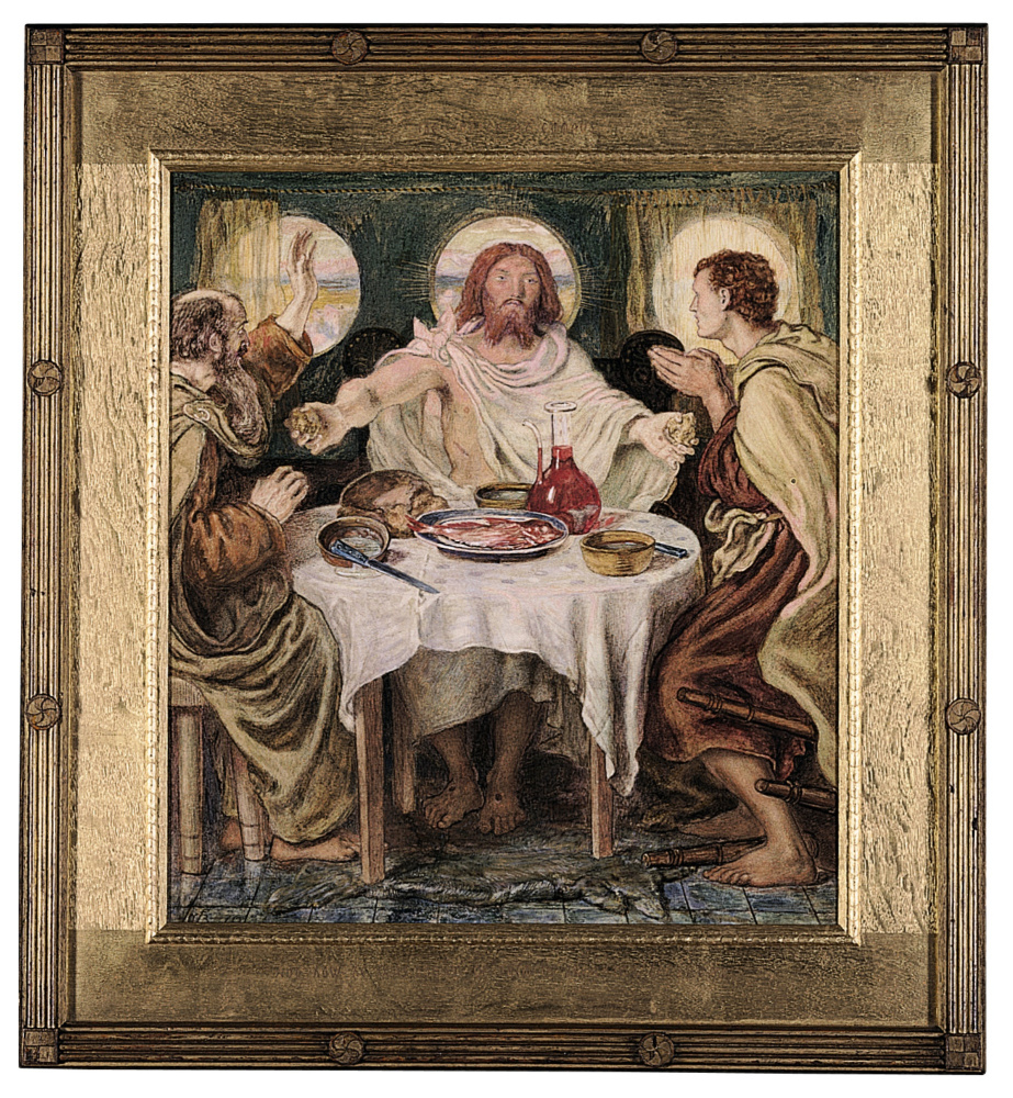 Христос и ужин в Эммаусе. Фрагмент