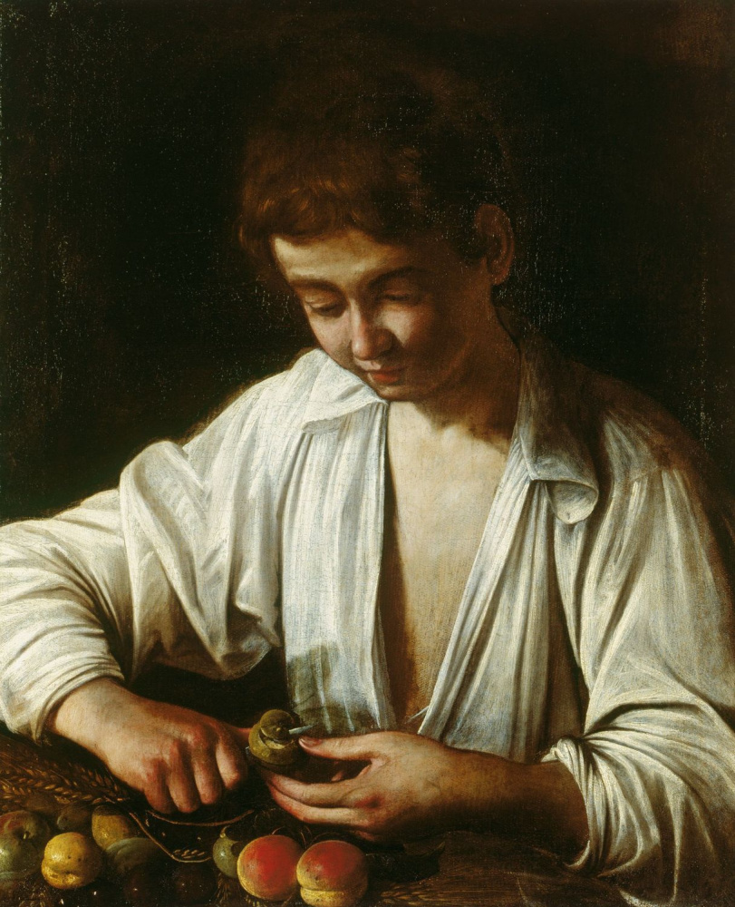Микеланджело Меризи де Караваджо. Мальчик, чистящий фрукты