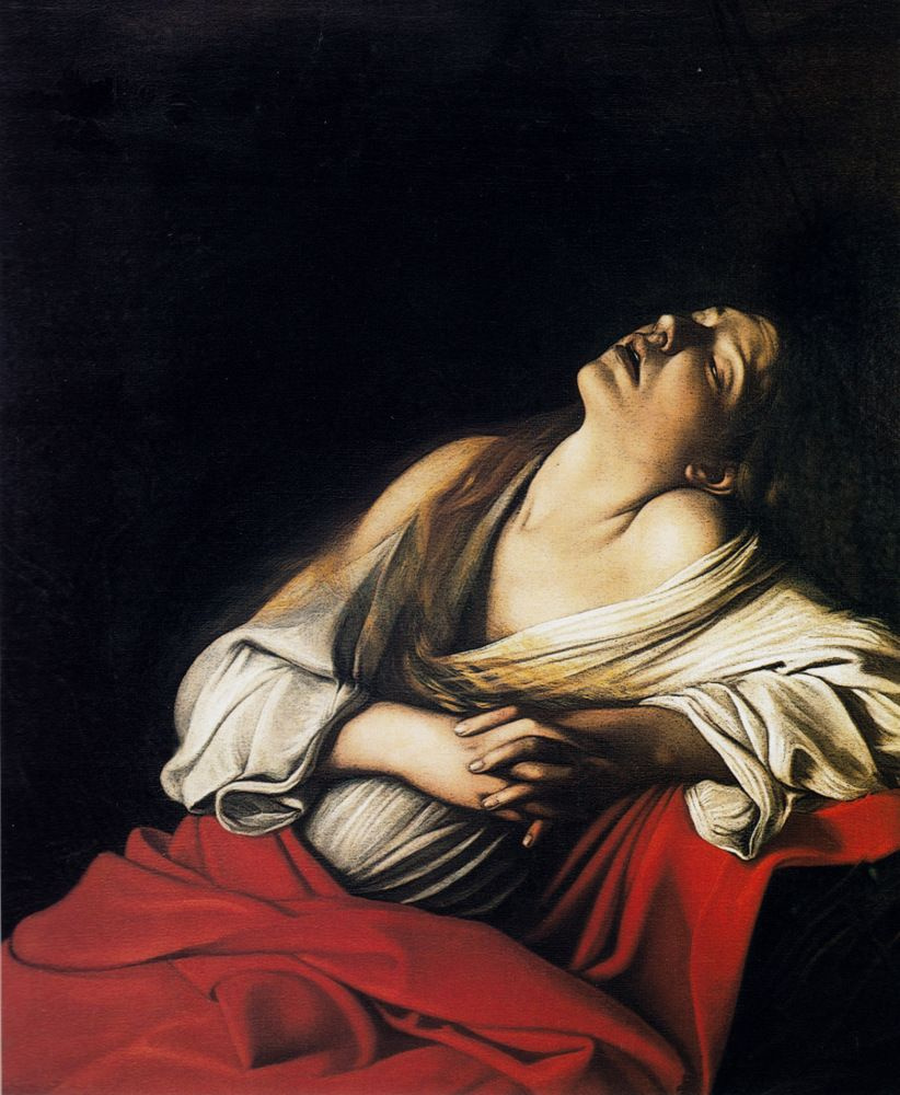 Микеланджело Меризи де Караваджо. Мария Магдалина в экстазе