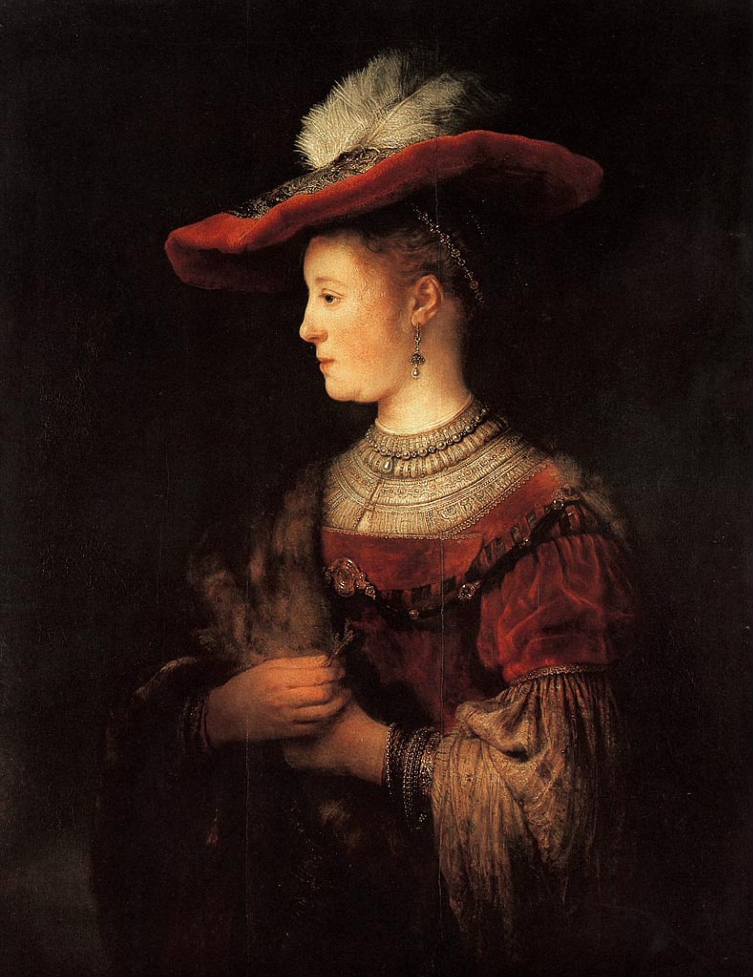 three women in rembrandt`s life: a goddess, a