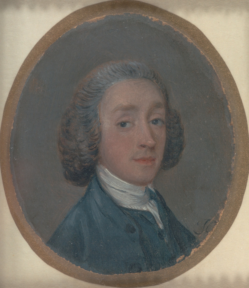 Томас Гейнсборо. Портрет молодого человека с припудренными волосами (возможно автопортрет)