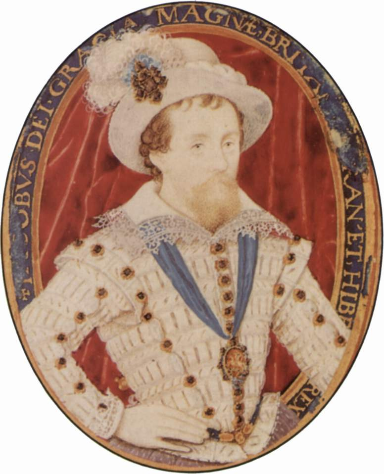 Николас Хильярд. Портрет английского короля Иакова I