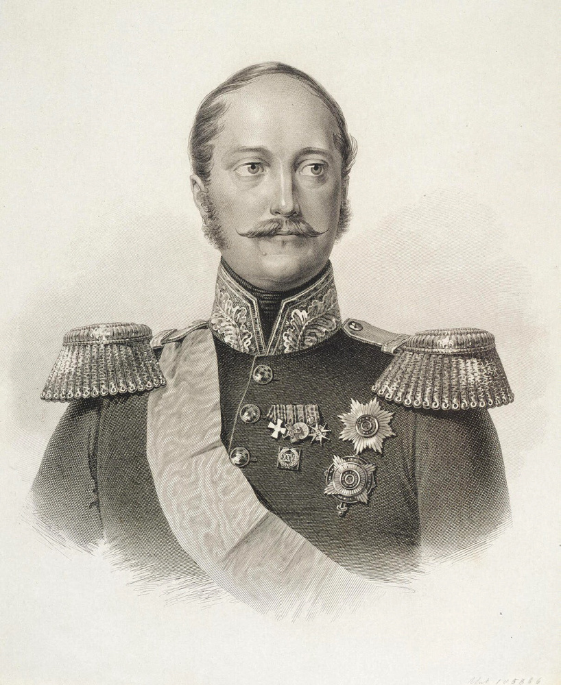 Константин Яковлевич Афанасьев. Портрет императора Николая I