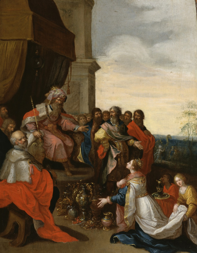 Франс Франкен Младший. Царь Соломон принимает царицу Савскую. 1620-1629