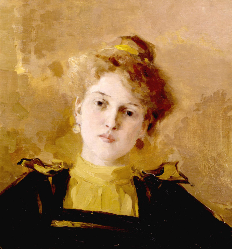 Осип Эммануилович (Иосиф) Браз. Портрет молодой женщины. 1890-е