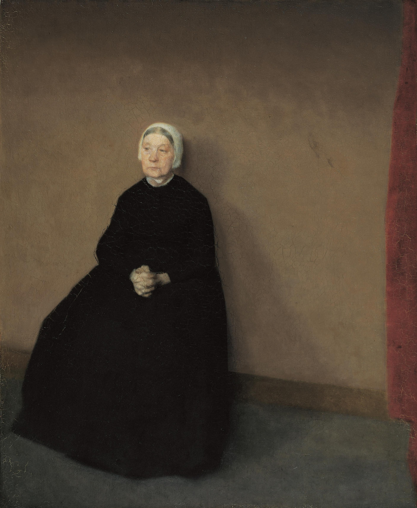 Вильгельм Хаммерсхёй. Портрет пожилой женщины