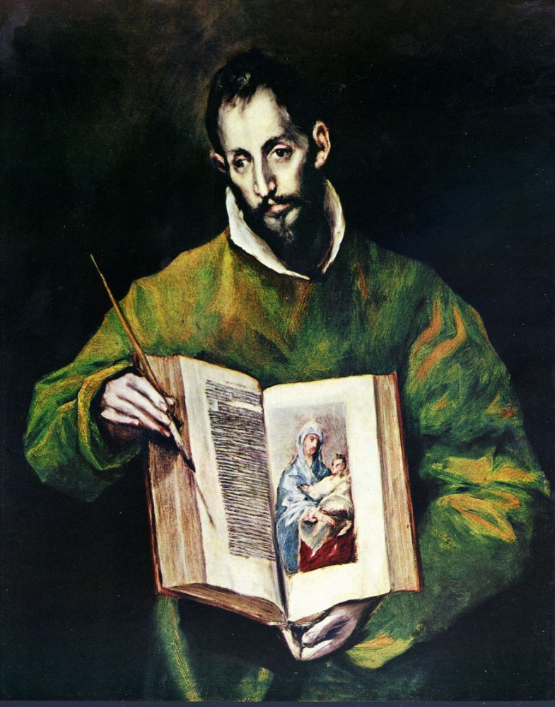 Эль Греко (Доменико Теотокопули). Святой Лука как художник