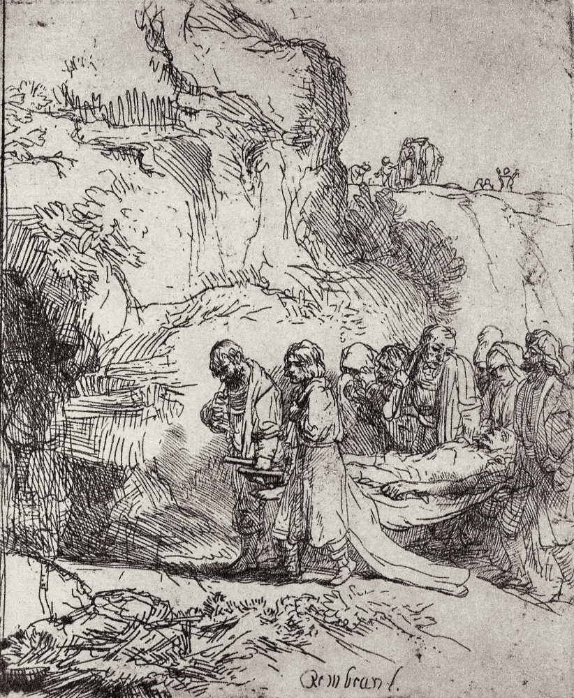 Рембрандт Харменс ван Рейн. Положение во гроб